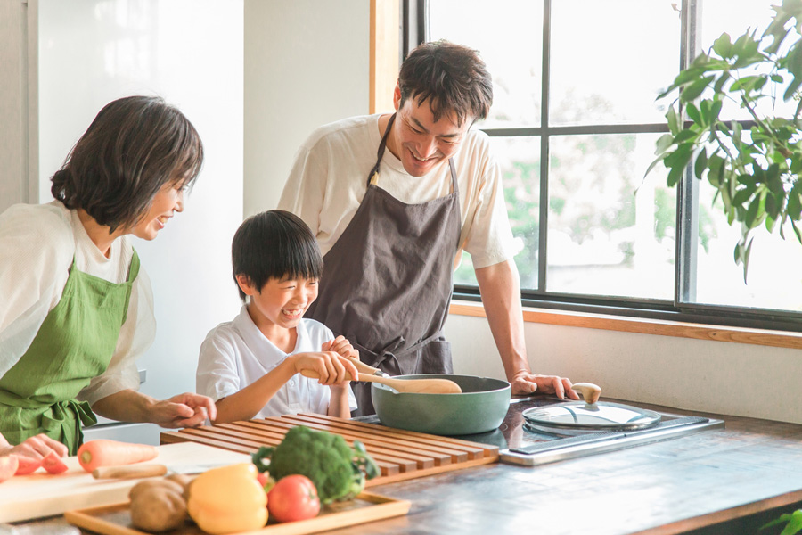 40代女性★家族構成ご夫婦+子