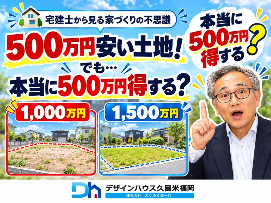 【宅建士が解説】500万円安い土地は本当にお得？土地購入で見落とす追加費用と5つの注意点