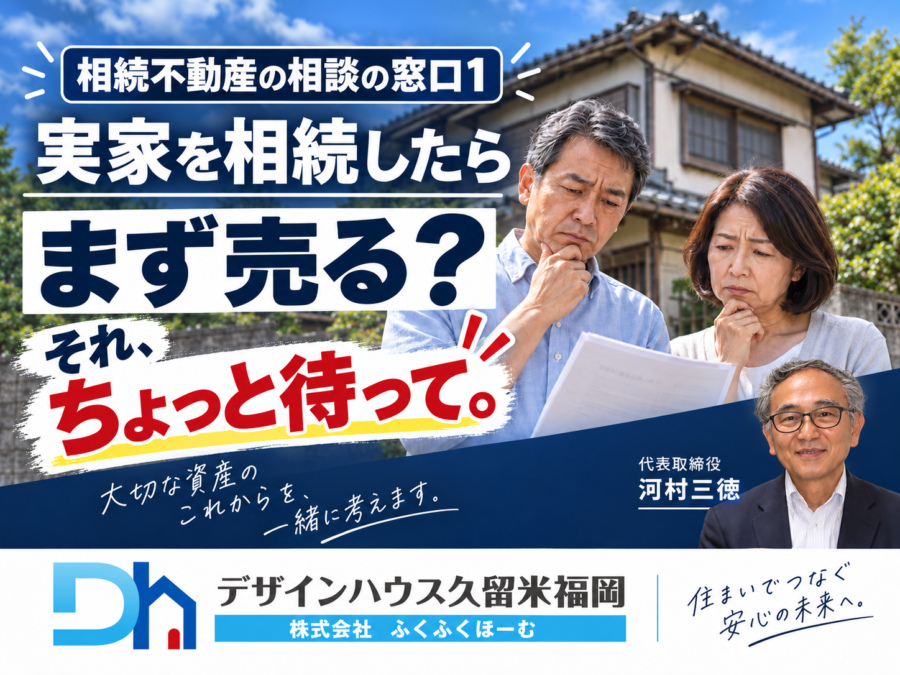 実家を相続したら最初に何をする？相続不動産で後悔しないための4つの確認ポイント