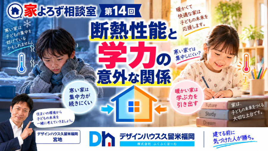 データから見る高断熱住宅 第三章 断熱性能と学力は関係する？
