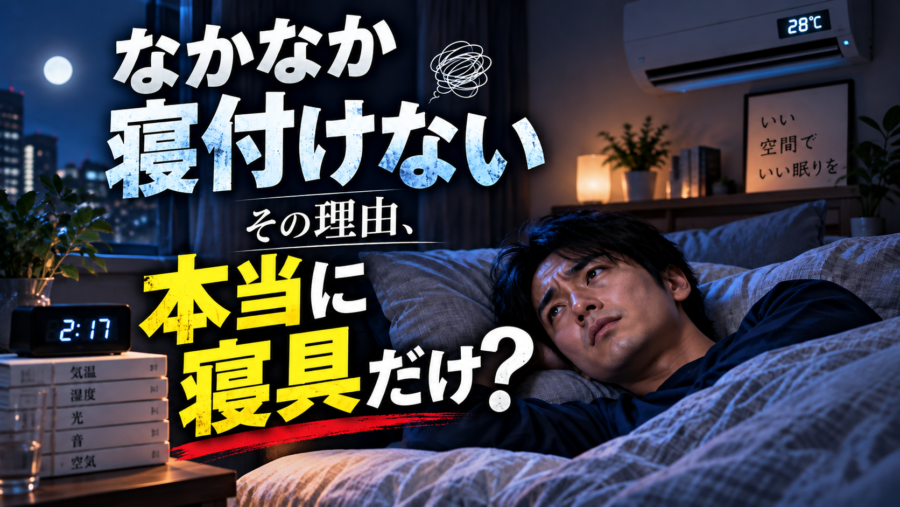 データから見る高断熱住宅 なかなか寝付けない本当の理由
